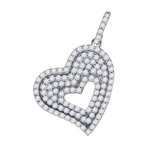 925-Cz Heart Pendant