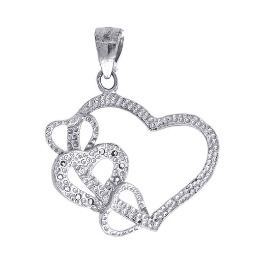 925-Cz Heart Pendant