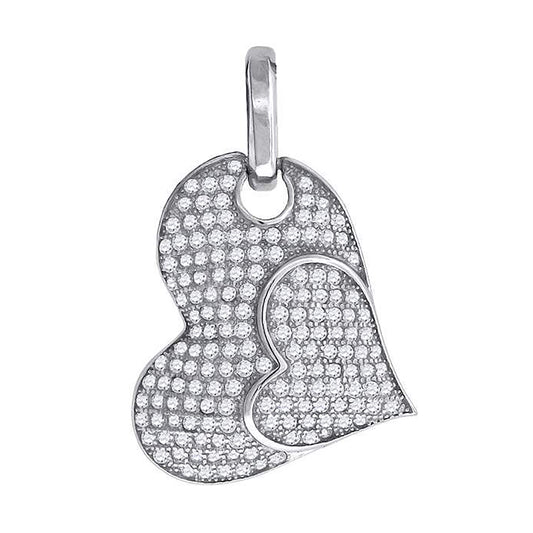 925-Cz Heart Pendant