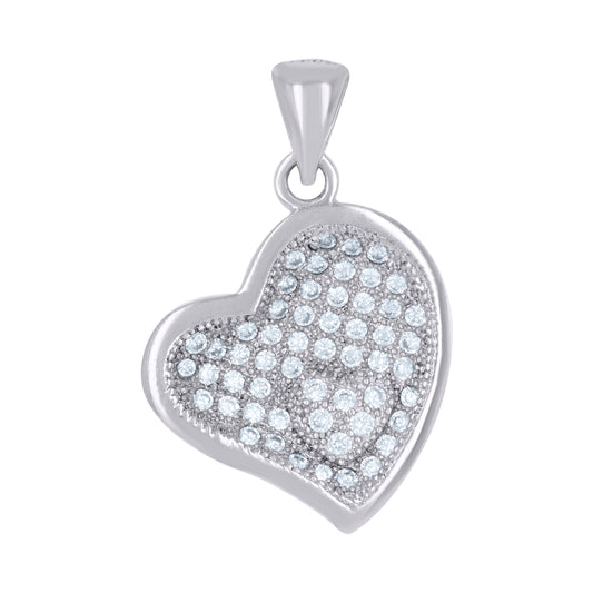 925-Cz Heart Pendant