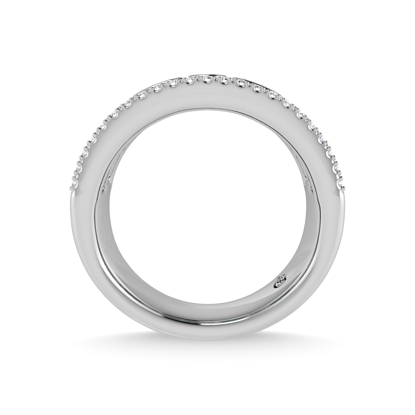 14K Two Tone Diamond 3/4 Ct.Tw. Fashion Band