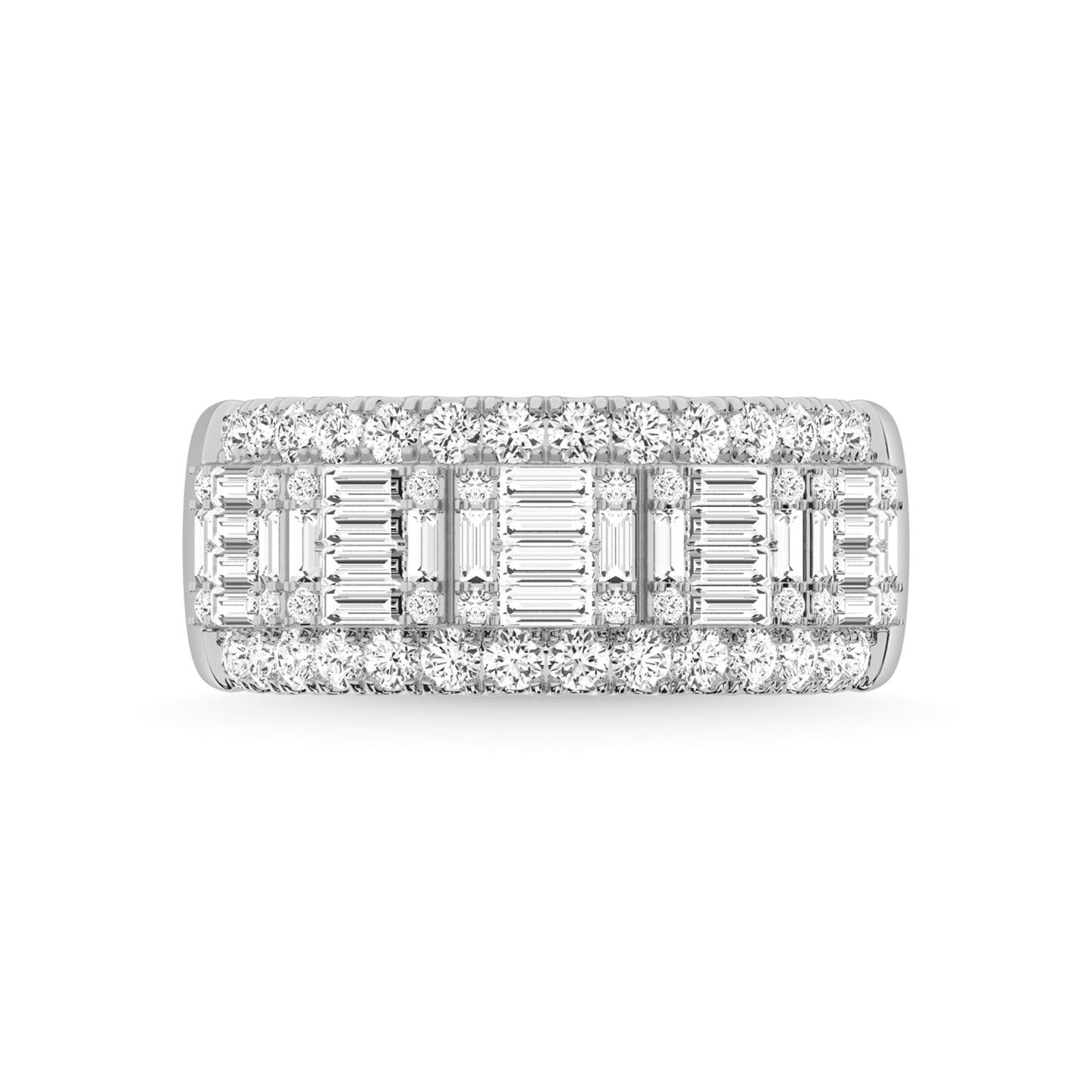 14K White Gold Diamond 1 1/2 Ct.Tw. Fashion Ring