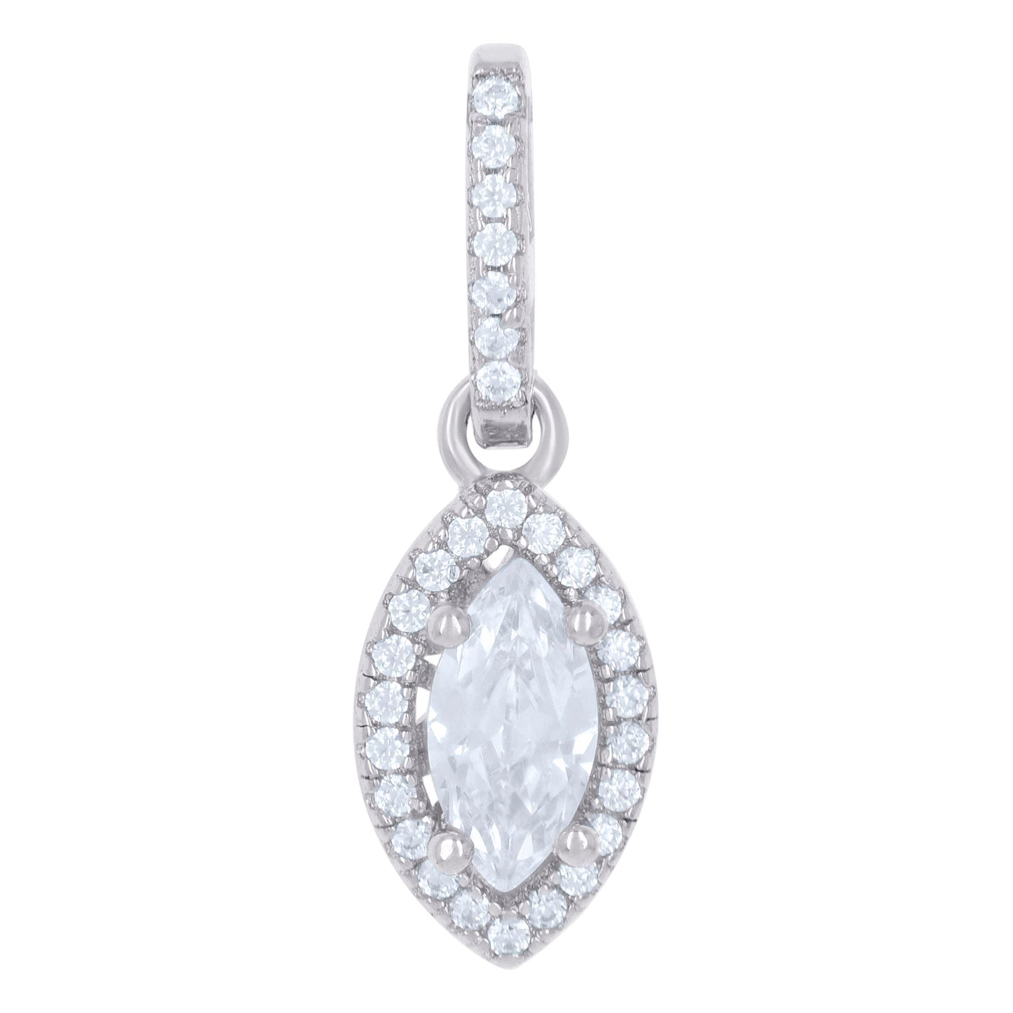 925 Sterling Silver Cz Pendant