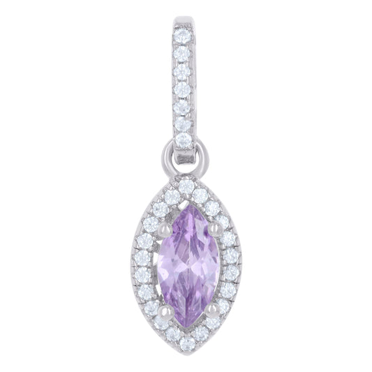 925 Sterling Silver Cz Pendant