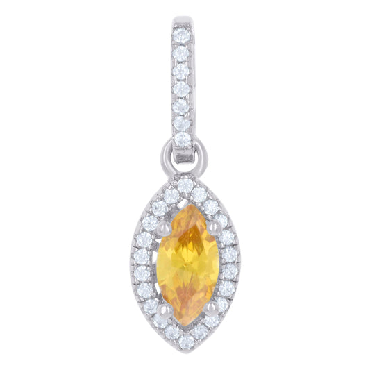 925 Sterling Silver Cz Pendant