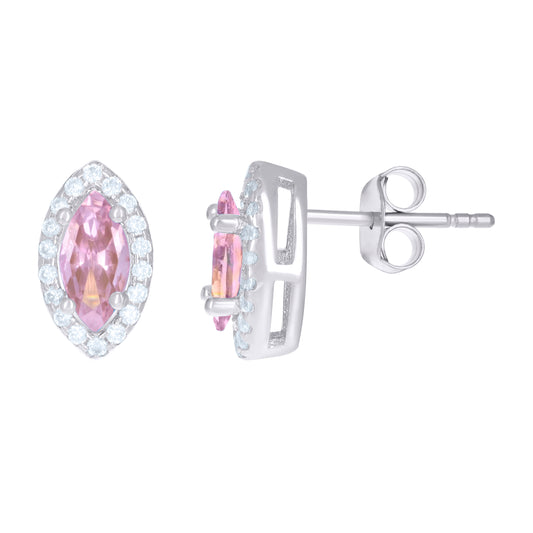 925 Sterling Silver Cz Earrings