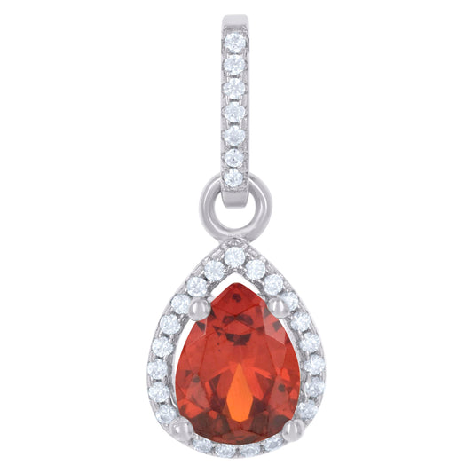 925 Sterling Silver Cz Pendant