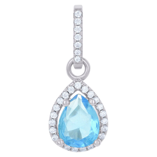 925 Sterling Silver Cz Pendant