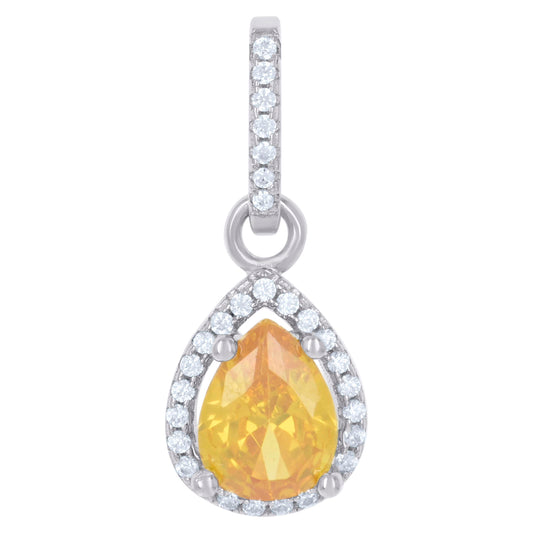 925 Sterling Silver Cz Pendant