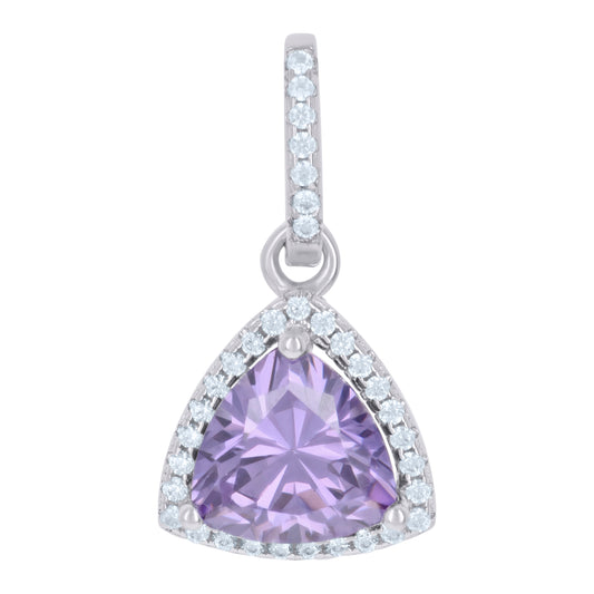 925 Sterling Silver Cz Pendant