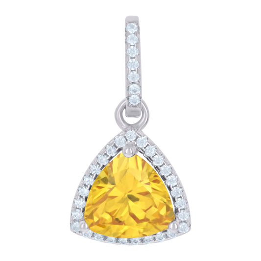 925 Sterling Silver Cz Pendant