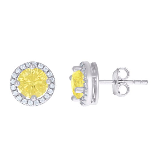 925 Sterling Silver Cz Earrings