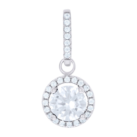 925 Sterling Silver Cz Pendant