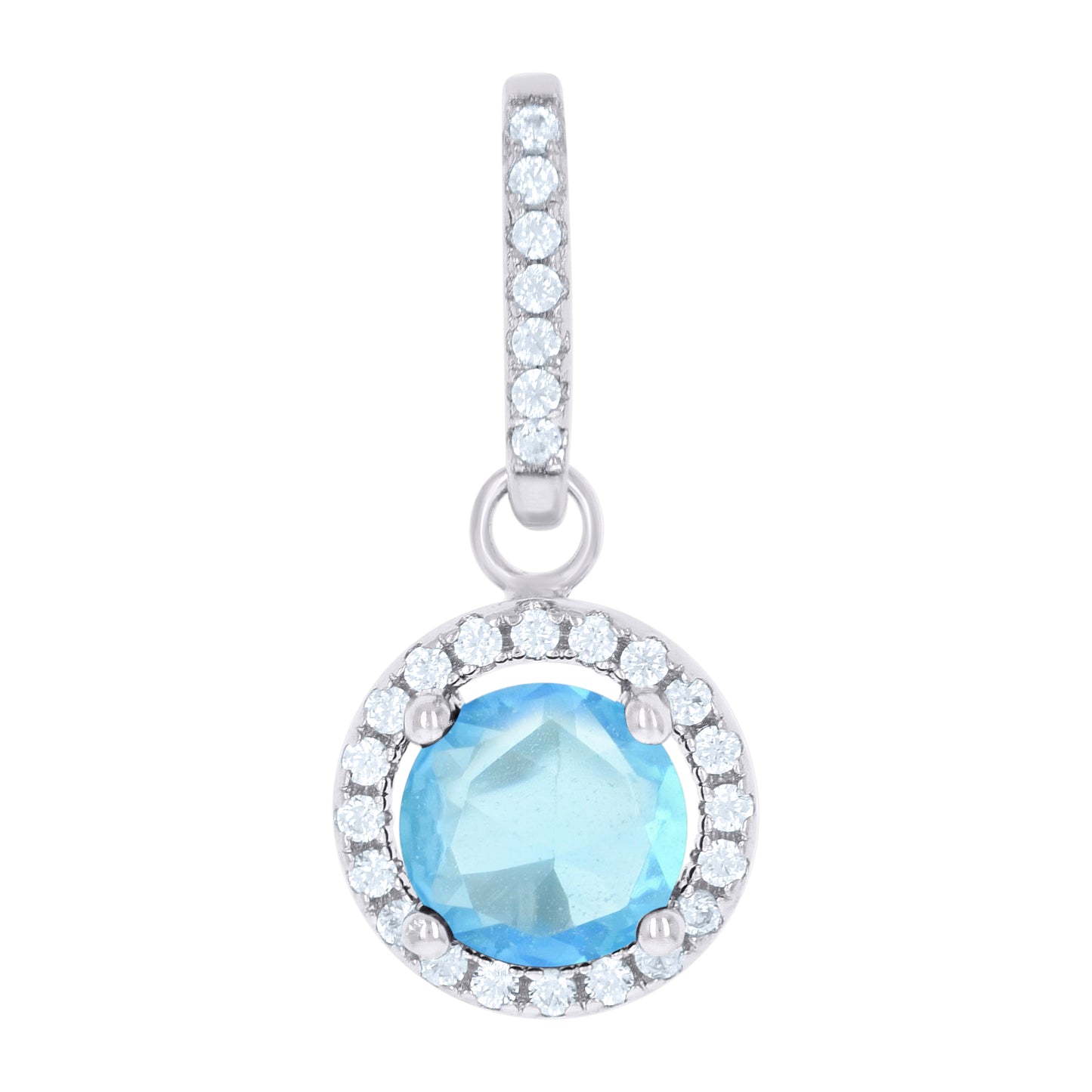 925 Sterling Silver Cz Pendant