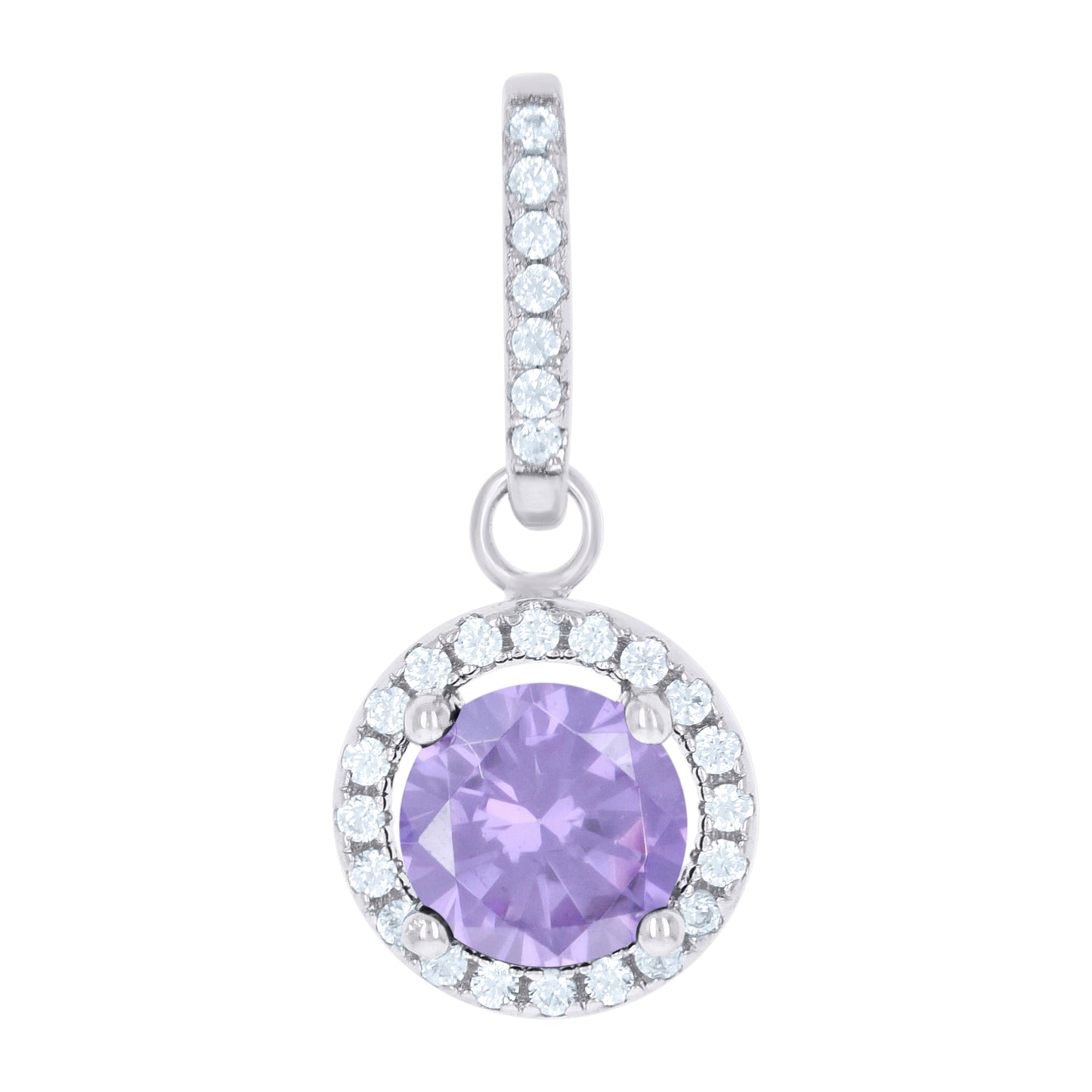925 Sterling Silver Cz Pendant