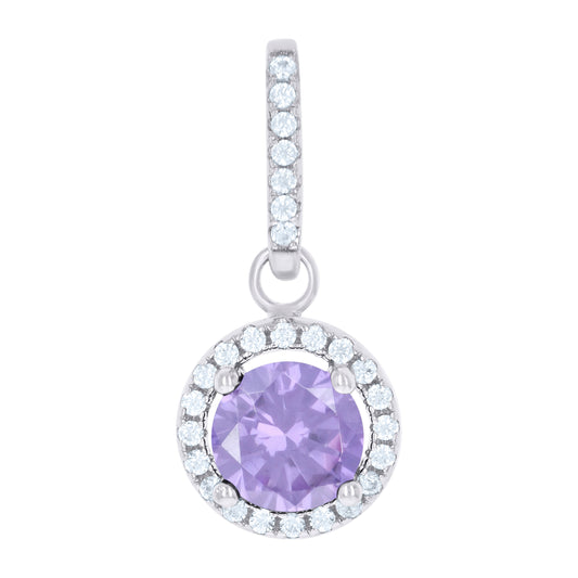 925 Sterling Silver Cz Pendant