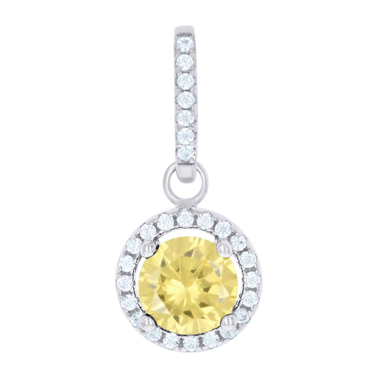 925 Sterling Silver Cz Pendant