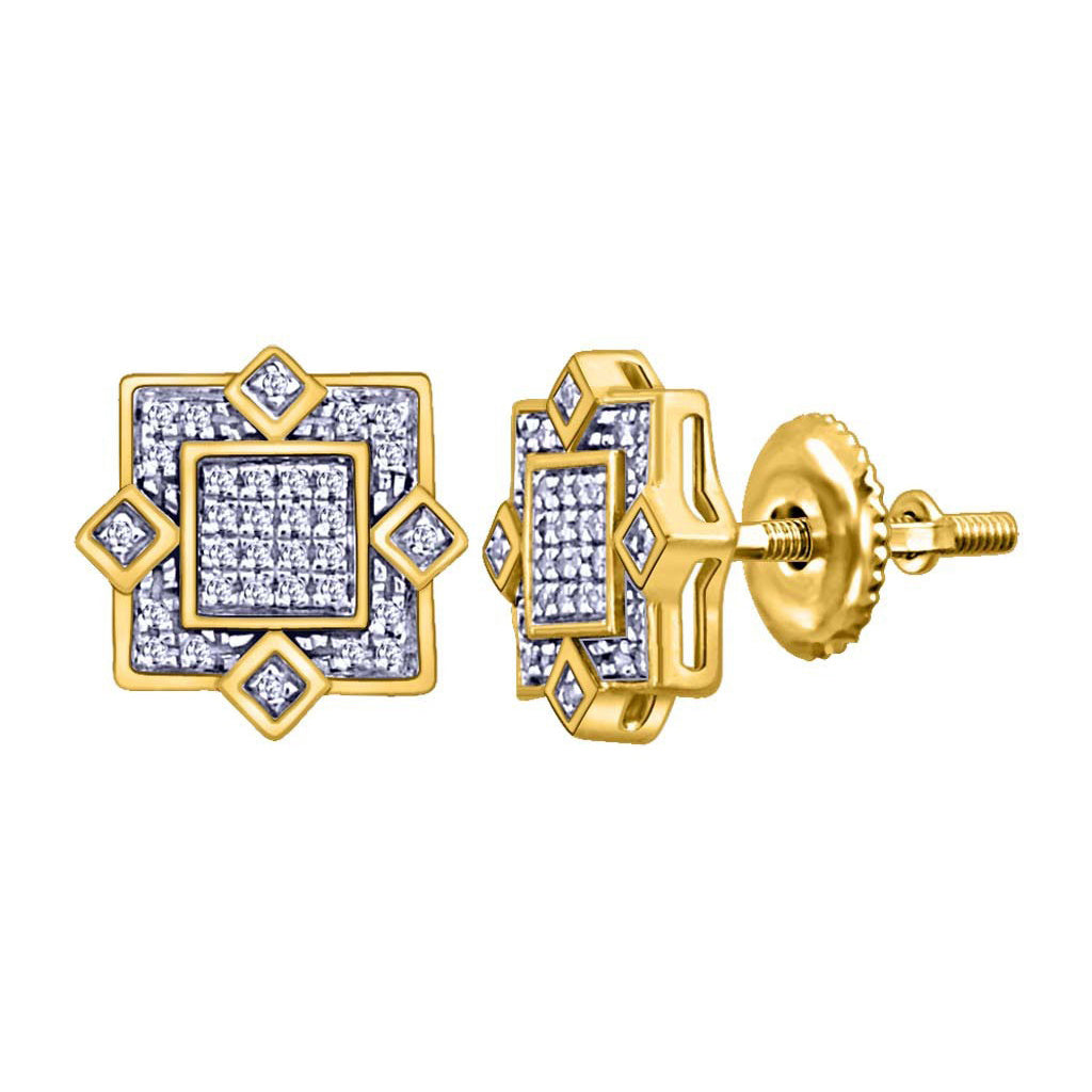 925 SS 0.15CT D-EARRING RDS MP