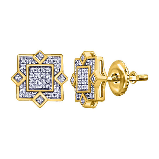 925 SS 0.15CT D-EARRING RDS MP
