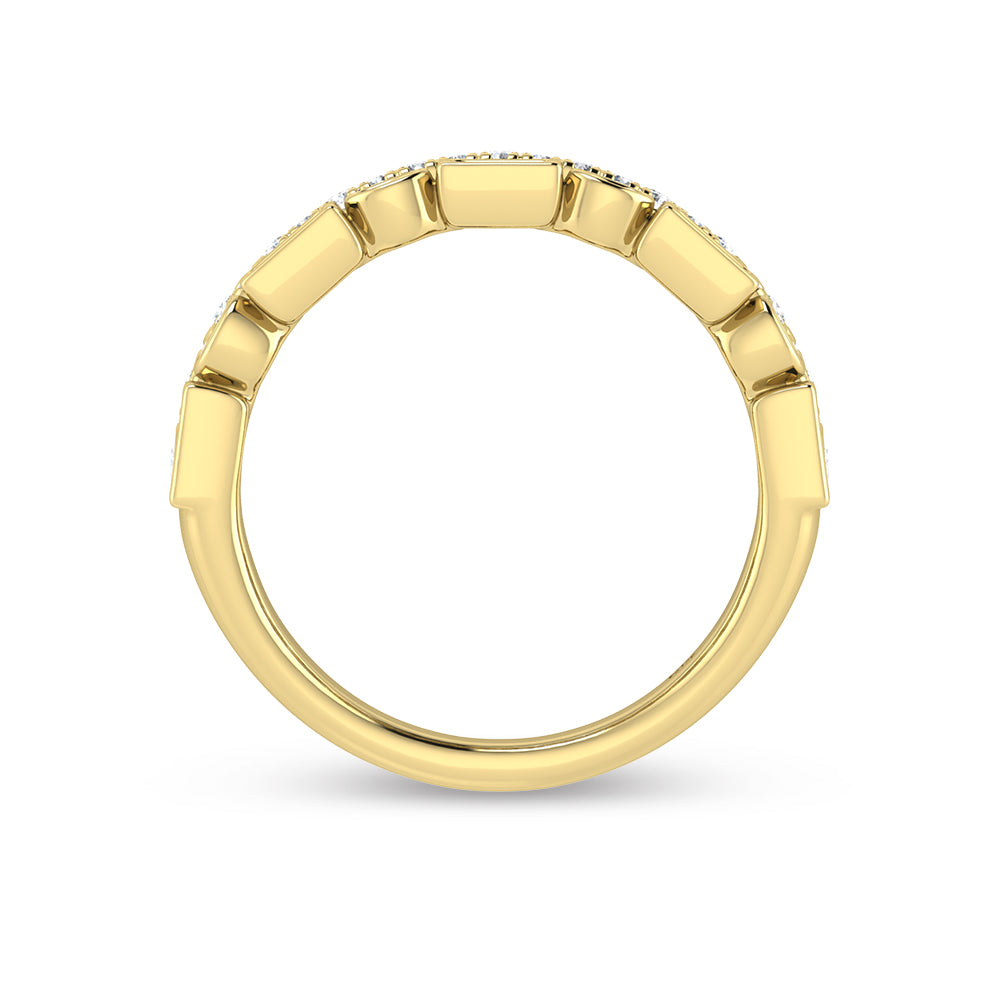 14K Yellow Gold Diamond 1/2 Ct.Tw. Fashion Ring