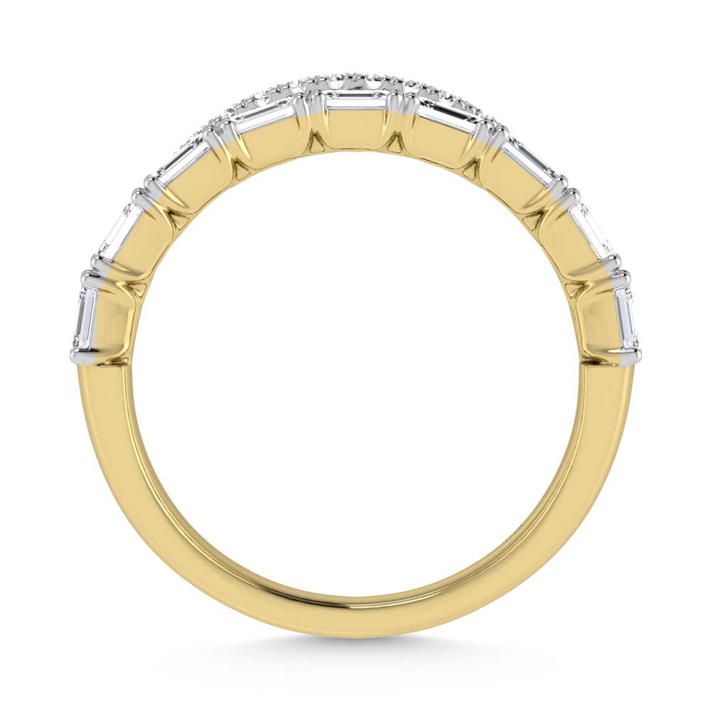 14K Yellow Gold Diamond 1 1/5 Ct.Tw. Fashion Ring