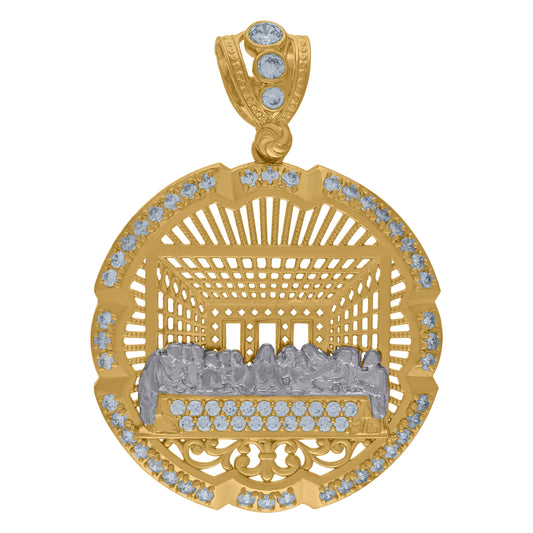 10Kt Gold Cz Pendant