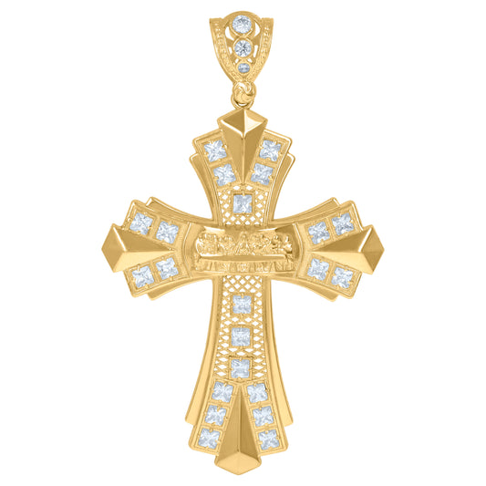 10Kt Gold Cz Pendant