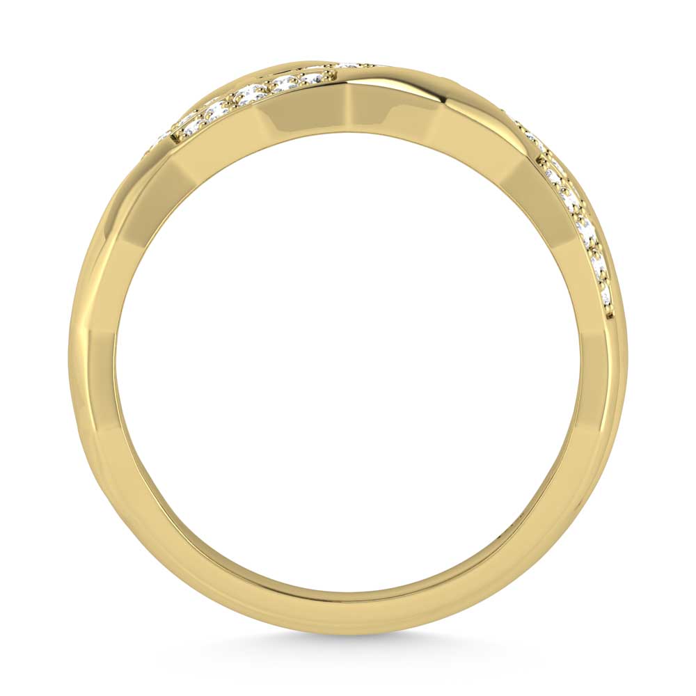 14K Yellow Gold  Diamond 1/3 Ct.Tw. Fashion Band