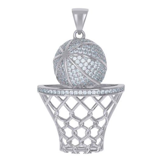 925 Sterling Silver Cz Pendant