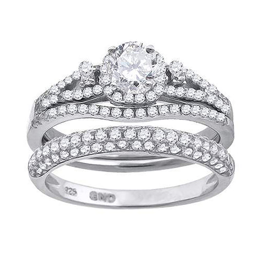 925 Trio Cz Ring-S6