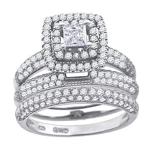 925 Trio Cz Ring-S6