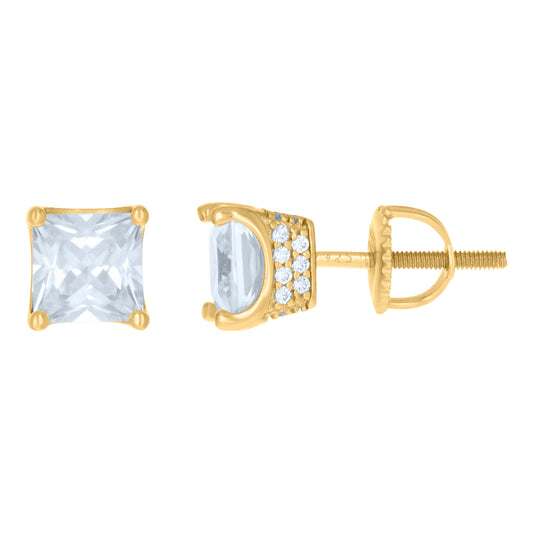 925 Sterling Silver 6mm Earring