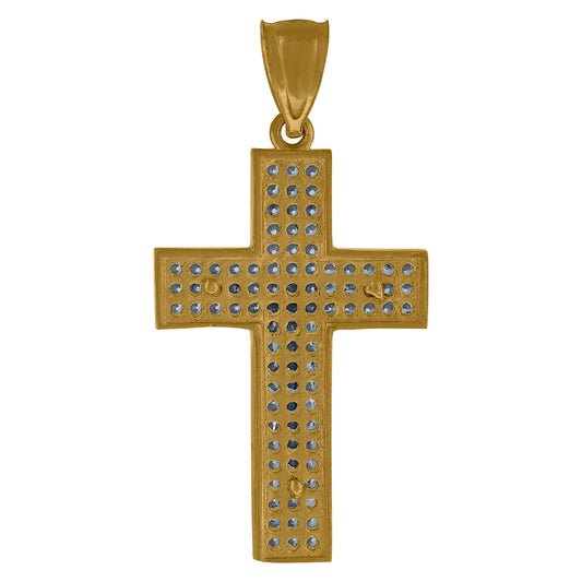 10Kt Gold Cz Pendant