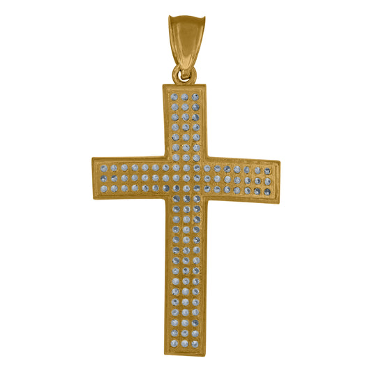 10Kt Gold Cz Pendant