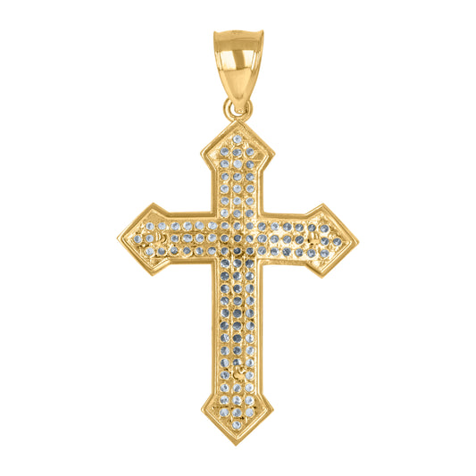 10Kt Gold Cz Pendant