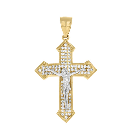 10Kt Gold Cz Pendant