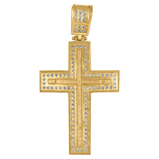 10Kt Gold Cz Pendant
