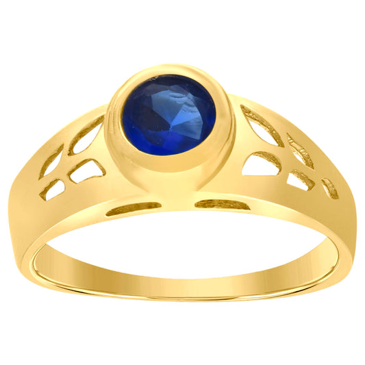 10Kt Gold Cz Baby Ring