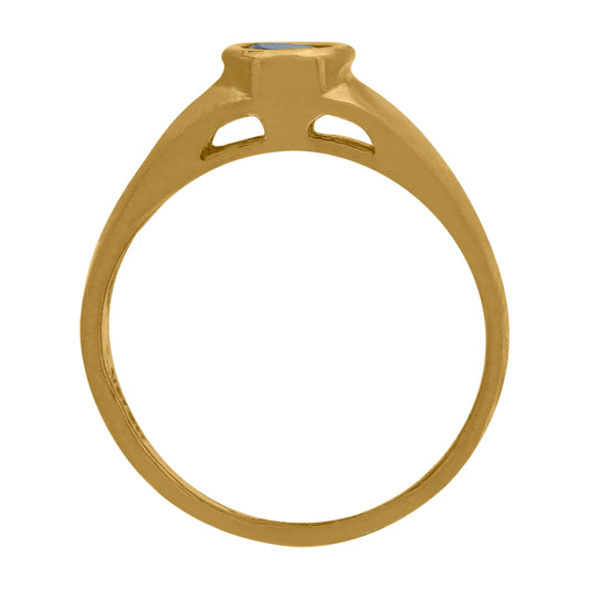 10Kt Gold Cz Ring