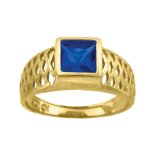 10Kt Gold Cz Baby Ring
