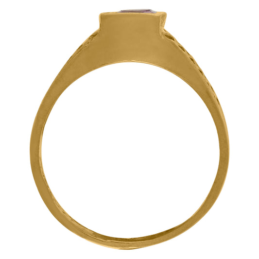 10Kt Gold Cz Baby Ring