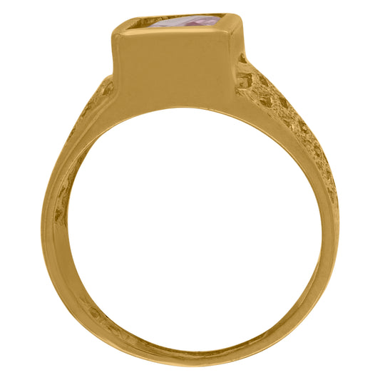 10Kt Gold Cz Baby Ring