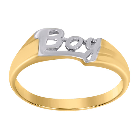 10Kt Gold Baby Ring