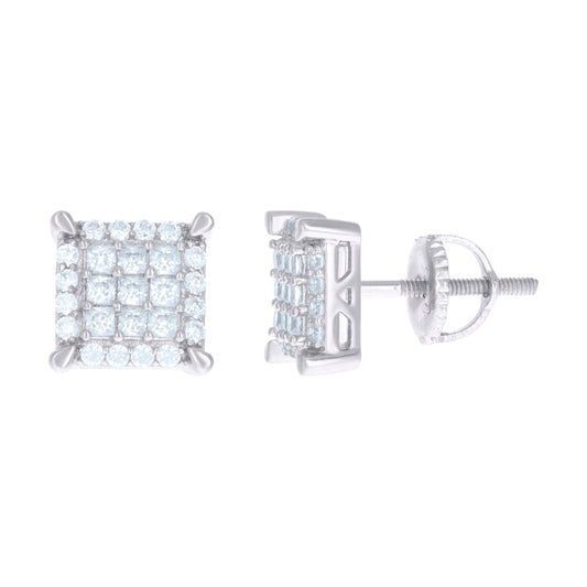 925 Sterling Silver Cz Earrings