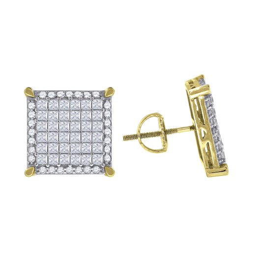925-Cz Invisible Earring