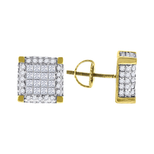 925-Cz Invisible Earring