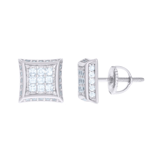 925-Cz Invisible Earring