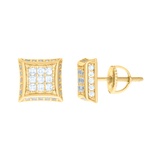 925-Cz Invisible Earring
