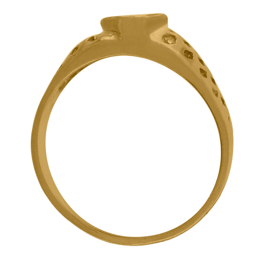 10Kt Gold Cz Baby Ring