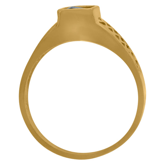 10Kt Gold Cz Baby Ring